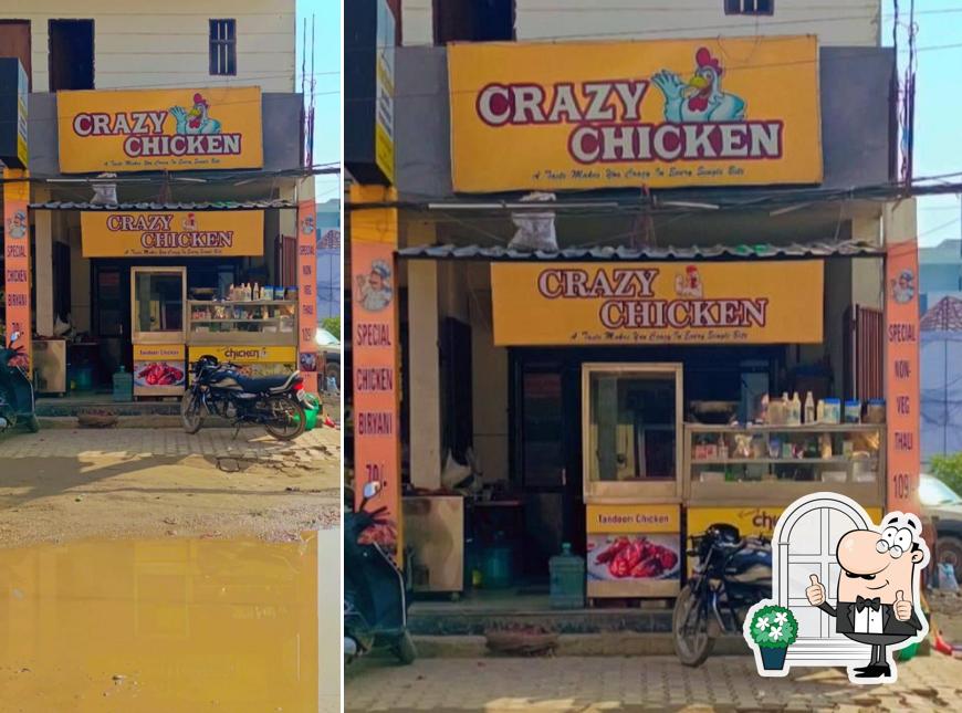 The exterior of Crazy Chicken