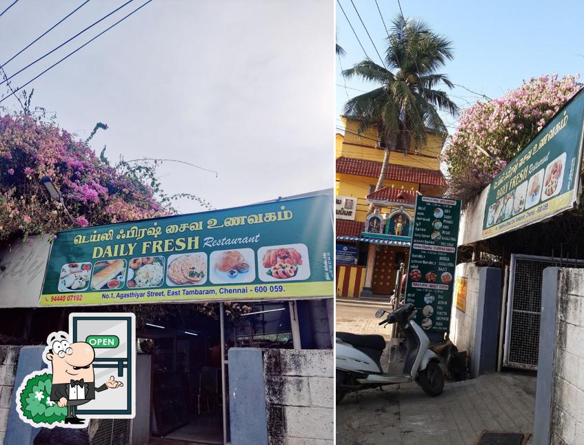 The exterior of Daily Fresh