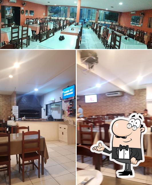 O interior do Restaurante e Pizzaria Fogão de Lenha Buffet - Santa Cruz
