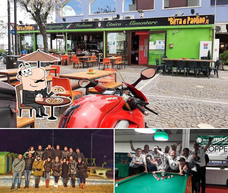 La esterno e interni del ristorante