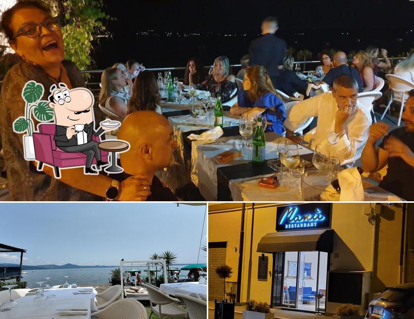 Gli interni di Manu' Osteria del Mare