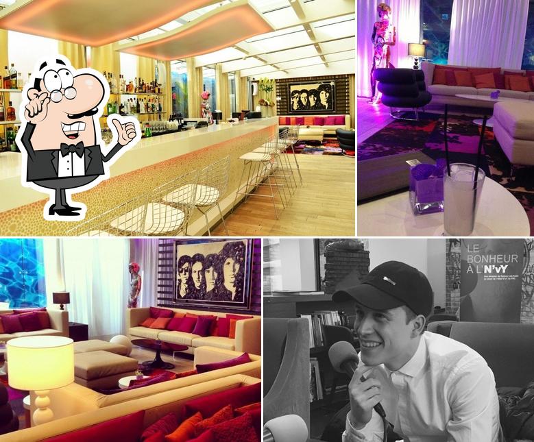 Gli interni di N'vY Bar