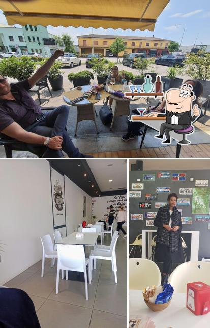 La interni e esterno del ristorante