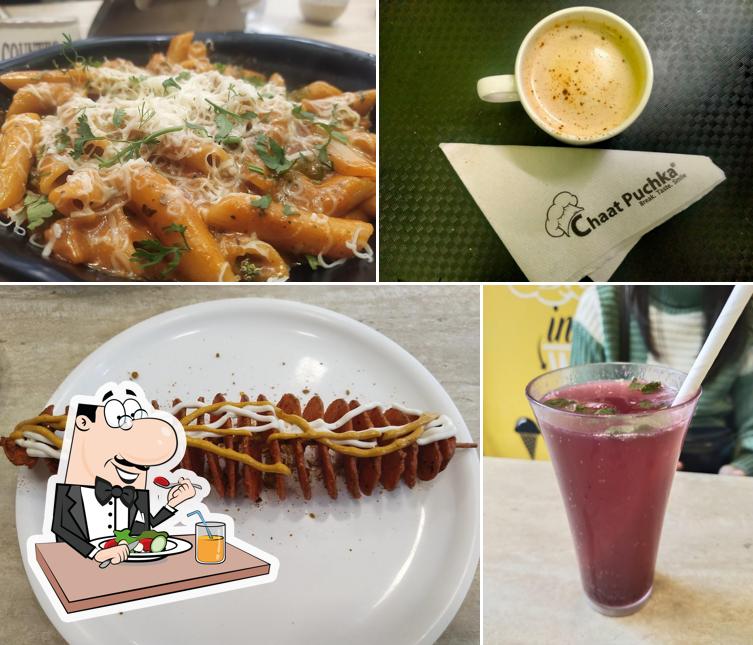 The restaurant's food and drink