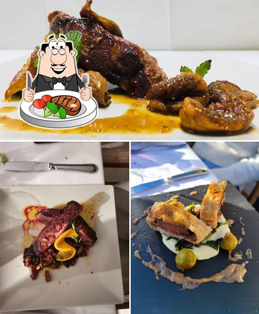 Prenditi i piatti di carne a Country