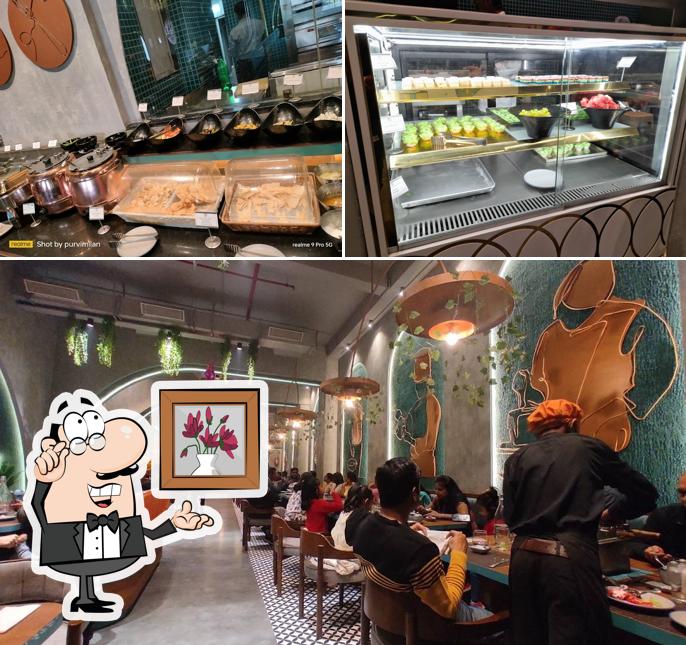 The interior of Grill kitchen Ultimate BBQ - Motera