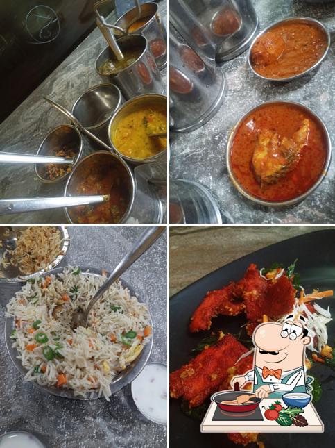 Chicken curry at Hotel Sri Mahalakshmi