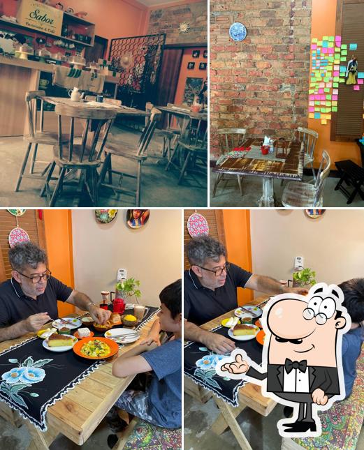 O interior do Mercearia do Sabor