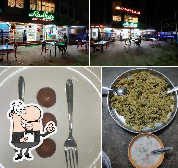 Check out how Radha's sweets and snacks Chaat of Vrindavan looks inside