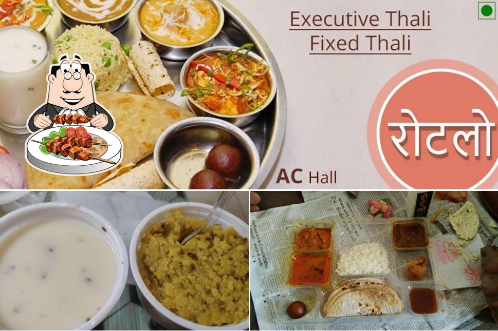 Food at Rotlo The Dining Hall Best Gujarati Thali