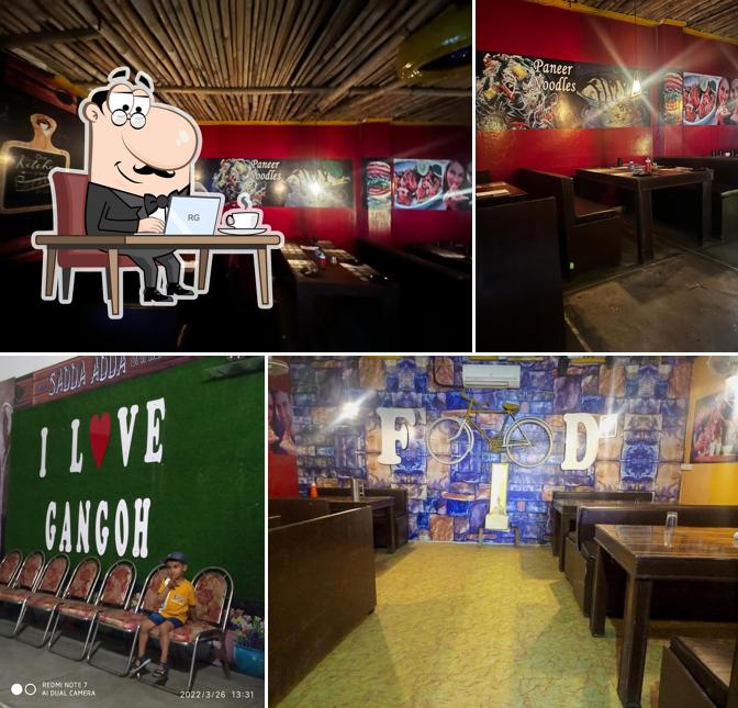 The interior of Sadda Adda Restaurent