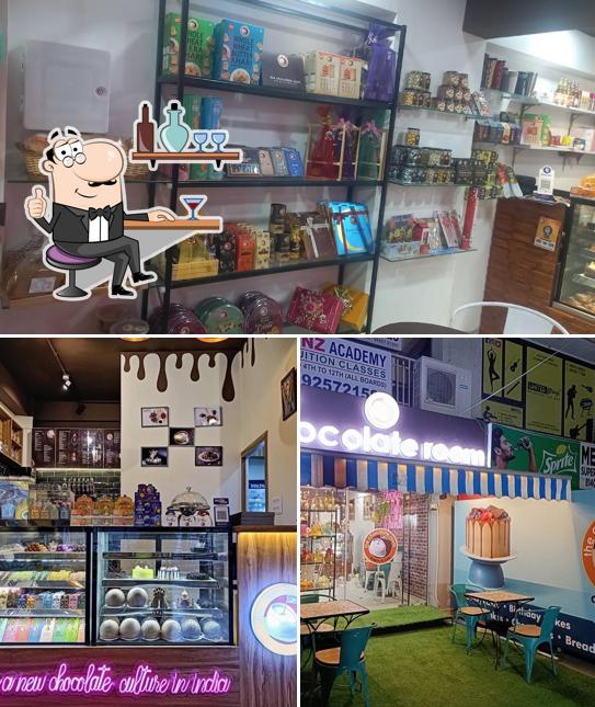 Check out how The chocolate room looks inside
