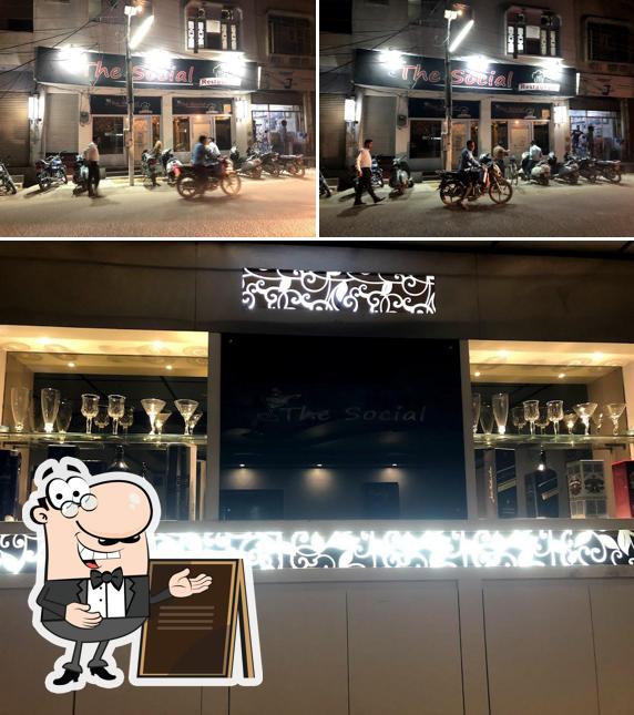 The exterior of The Social Restaurant