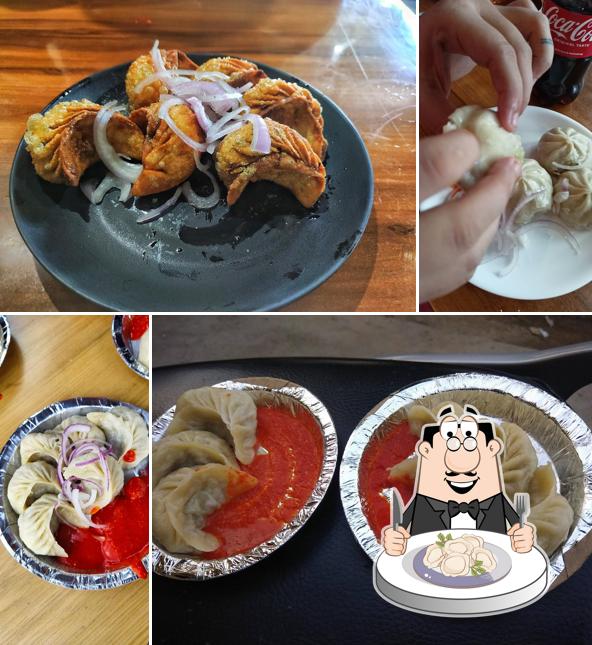Dumplings at Only Veg -Lauki Momo Shop