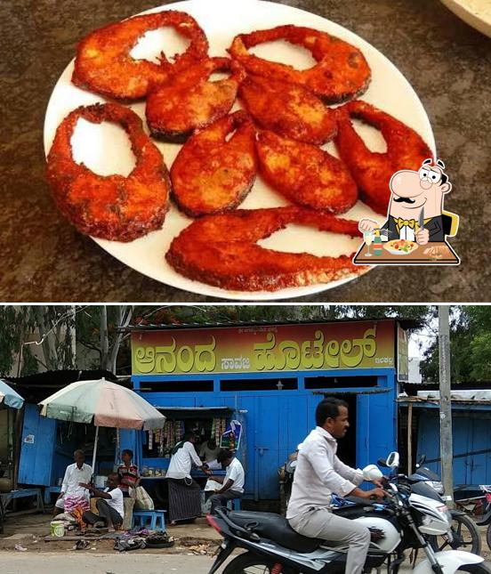 Food at Anand Hotel