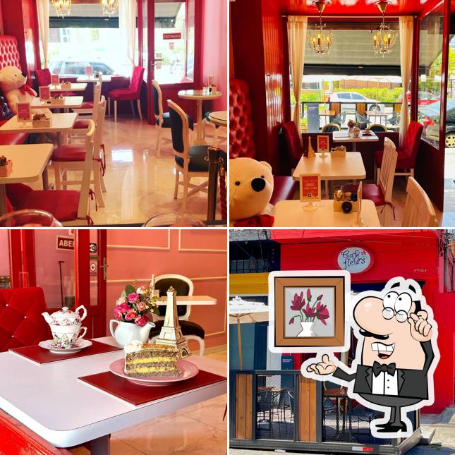 Veja imagens do interior do CAFÉ DES FLEURS