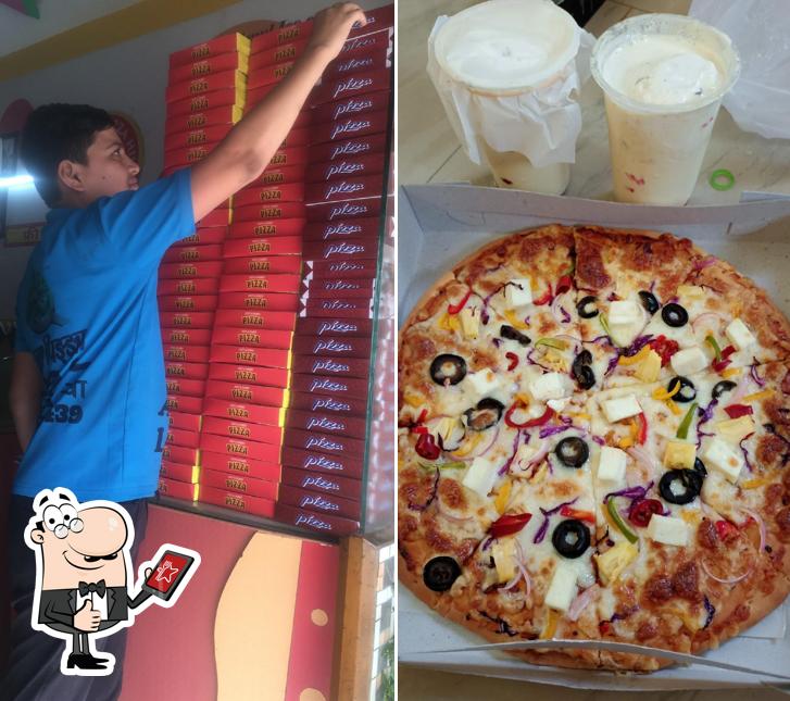 See this picture of Kamal Pizza Hut
