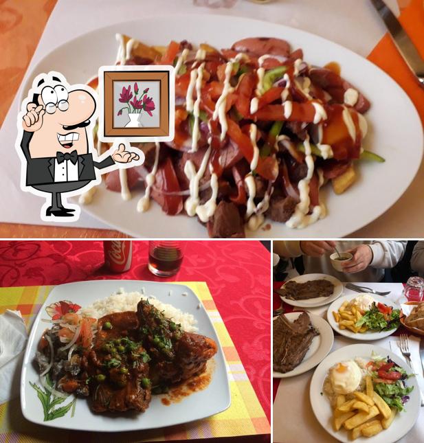 El Valluno Trattoria Tipica Boliviana si caratterizza per la interni e cibo