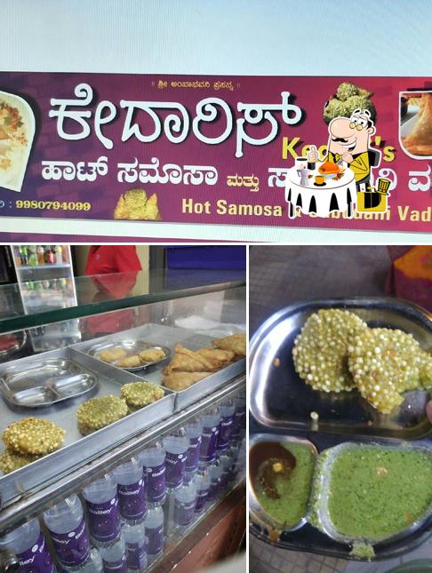 Food at Kedari's Hot Samosa & Sabudani Vada