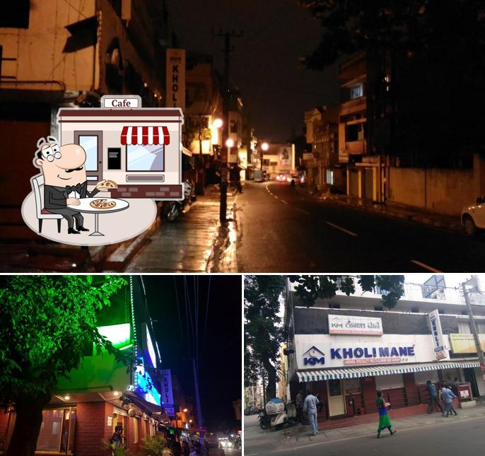 Enjoy the view at the outside area of Kholi Mane Restaurant