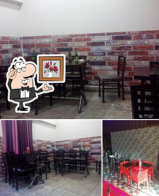 The interior of New Pizza Point & Restaurant