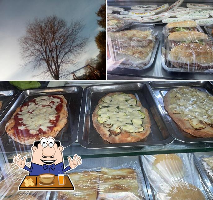 La cibo e esterno del ristorante