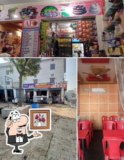 The interior of Anand confectionary & Fast food