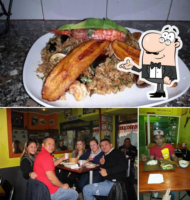 Questa è la immagine che raffigura la interni e bancone da bar di MI LINDO Ecuador" Genova