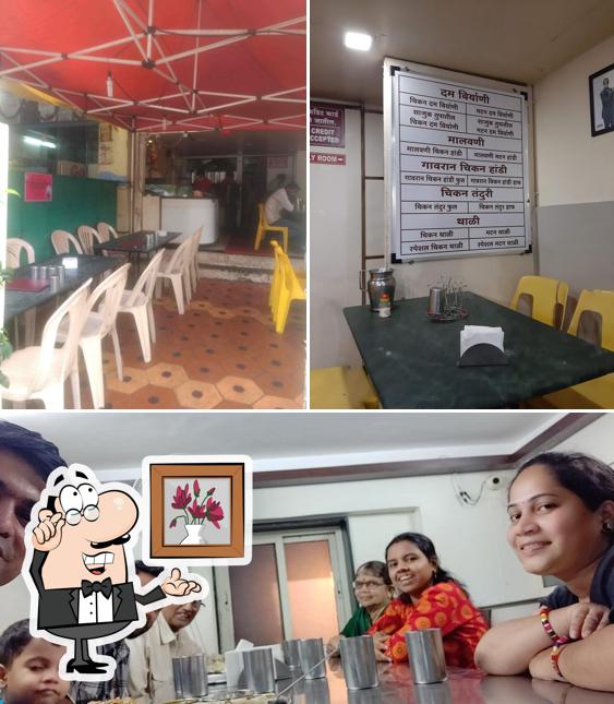 The interior of R.K.Biryani House