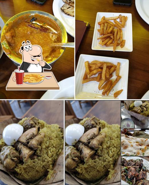 French fries at SSR Food's Donne Biryani Mane