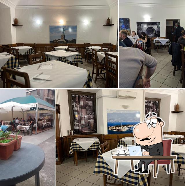 Gli interni di Trattoria pizzeria new york
