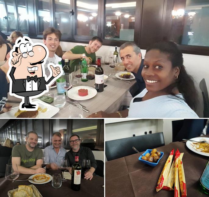 Gli interni di Osteria Del Giuse