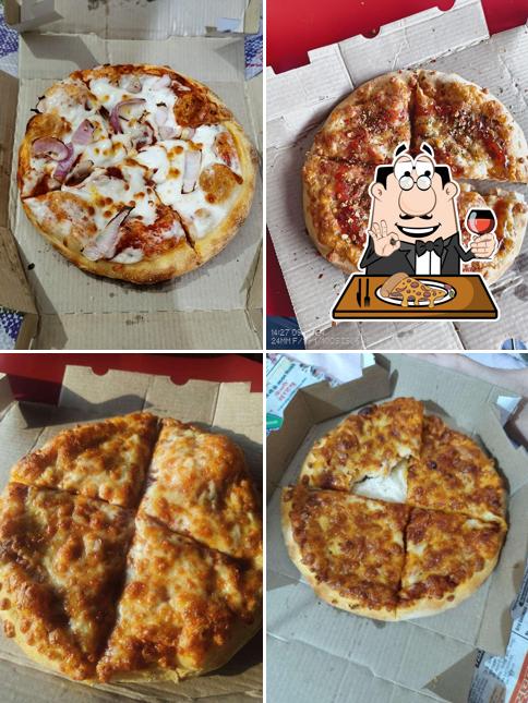 Try out pizza at Rominus Pizza and Burger