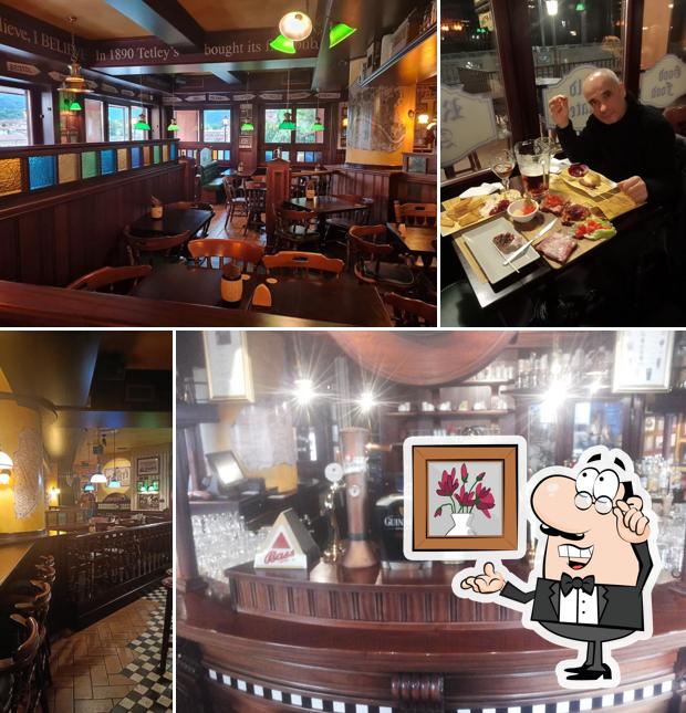 Gli interni di Tetley's Pub