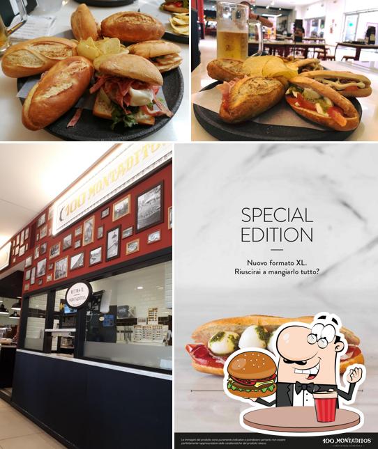 Ordina un hamburger a 100 Montaditos