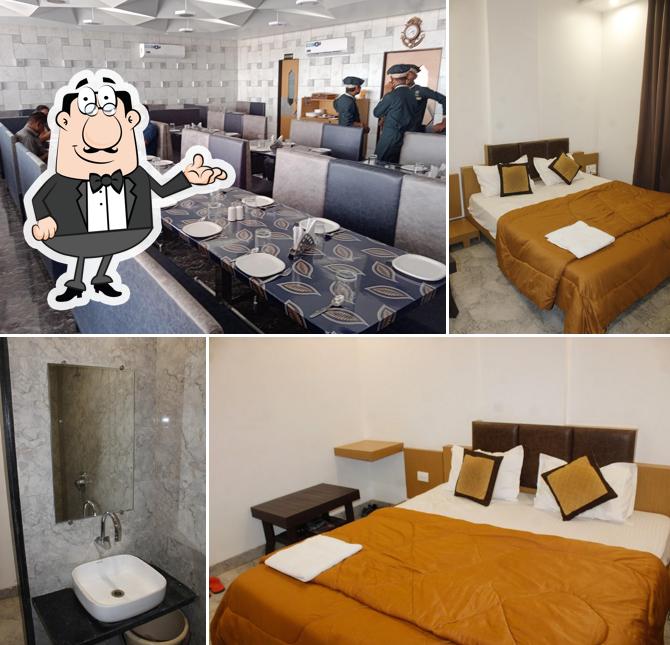 Check out how Hotel Bluestar Best Hotel, Restaurant, Banquet Hall Dhrangadhra looks inside