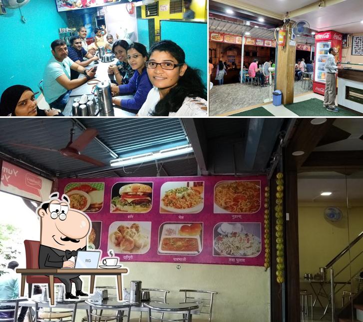 Check out how Kranti Bhel Restaurant looks inside