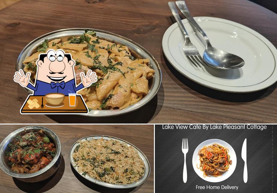 Food at Lake View Cafe