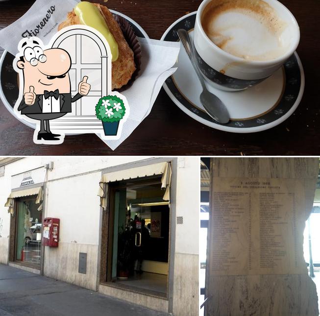 La foto della esterno e cibo di Bar Leopolda