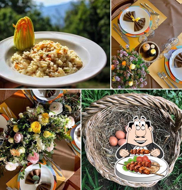 Platti al Agriturismo Sul Monte Capretto