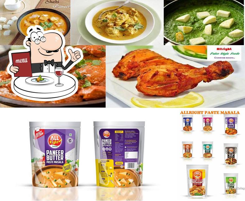 Food at Allright Foods