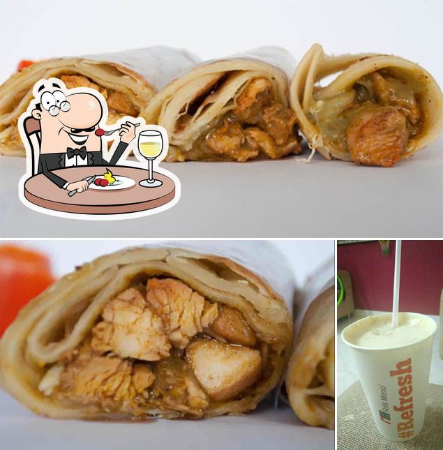 This is the image showing food and beverage at Rolls Mania