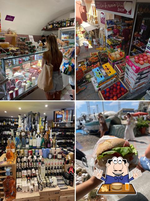Platti al The Wine Shop Positano Vini e Panini