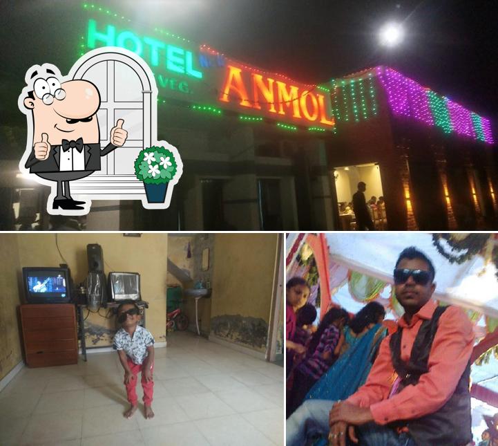 You can get some fresh air outside Anmol Hotel