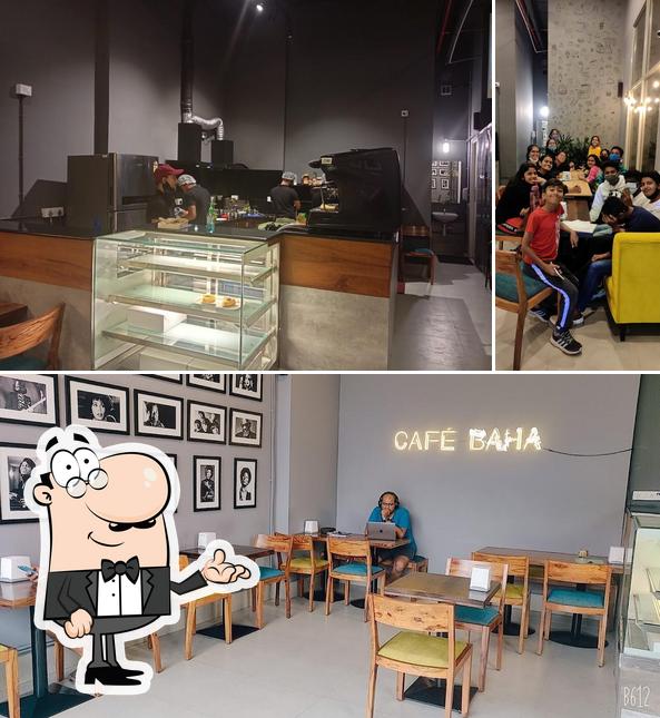 The interior of Cafe Baha