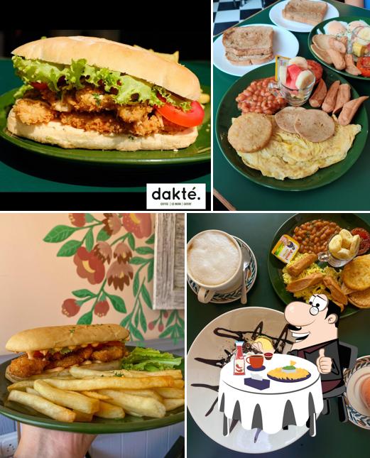 Try out a burger at Dakté