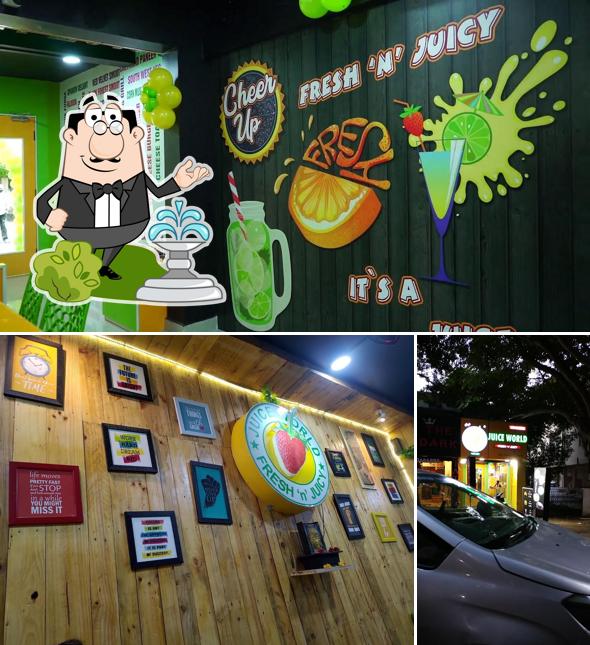 Check out how JUICE WORLD Fresh 'N' Juicy looks outside