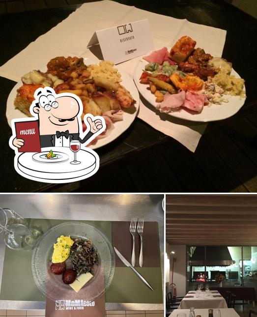 Moma' Ristorante, Pizzeria e Discoteca si caratterizza per la cibo e tavolo da pranzo