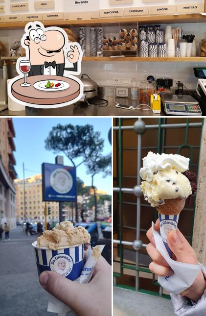 Platti al Da Giovanni Gelateria Duse dal 1958