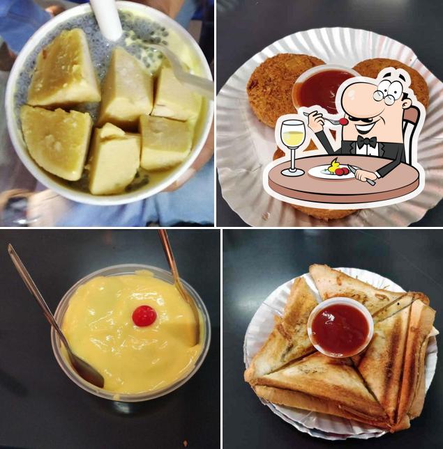 Food at Richie Rich Ice Creams